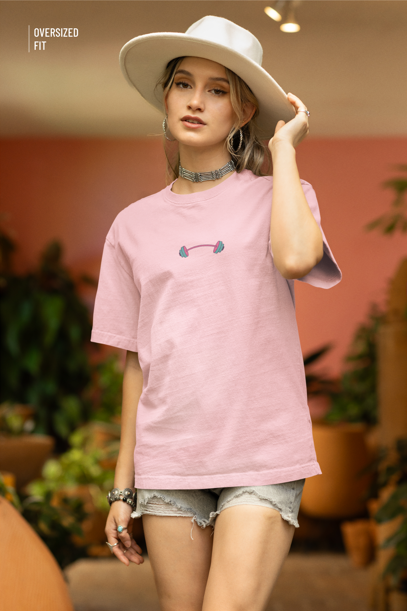 Girls Who Lift Oversized T-Shirt