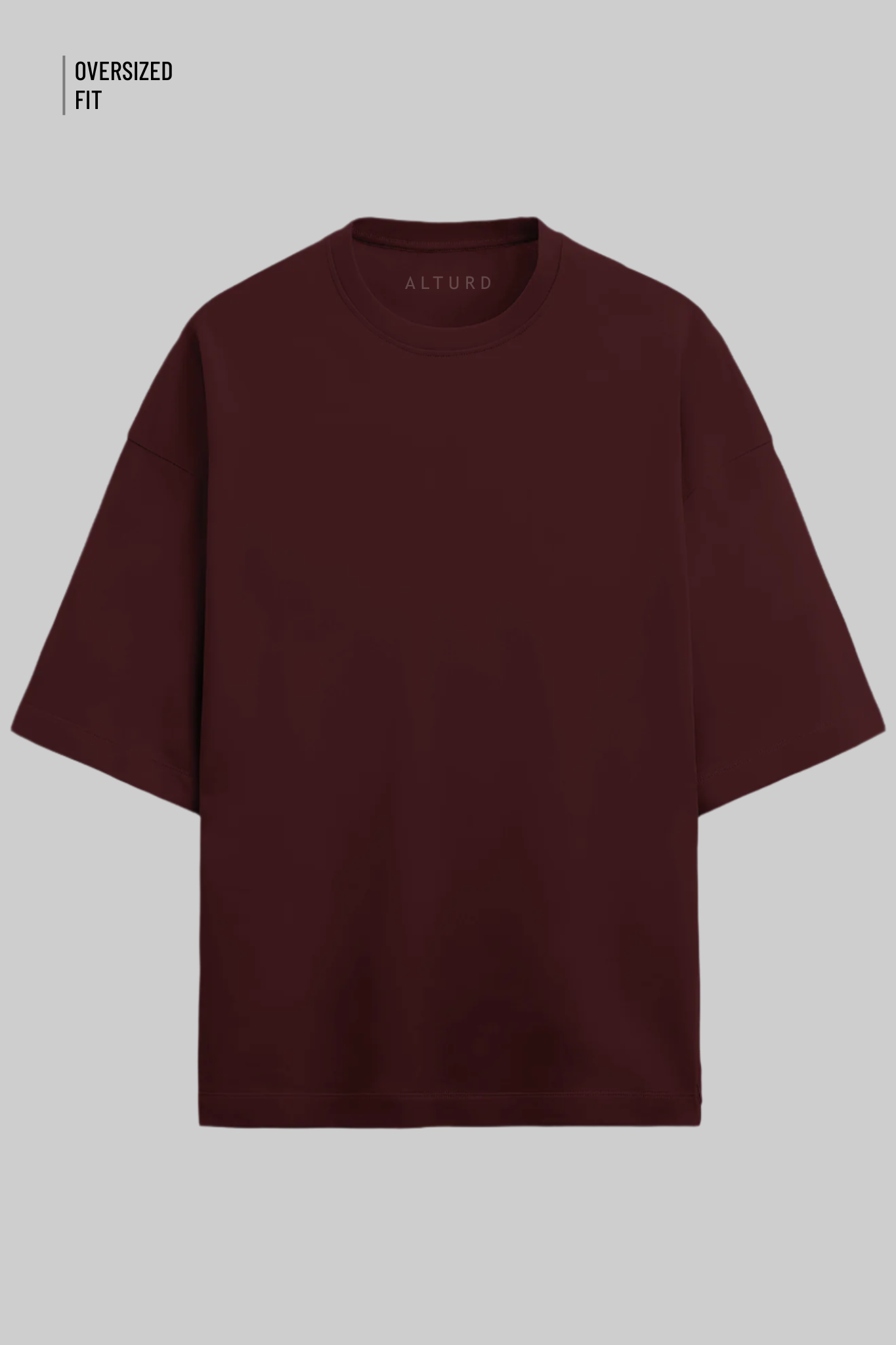 Basic Terry Cotton Oversized T-Shirt