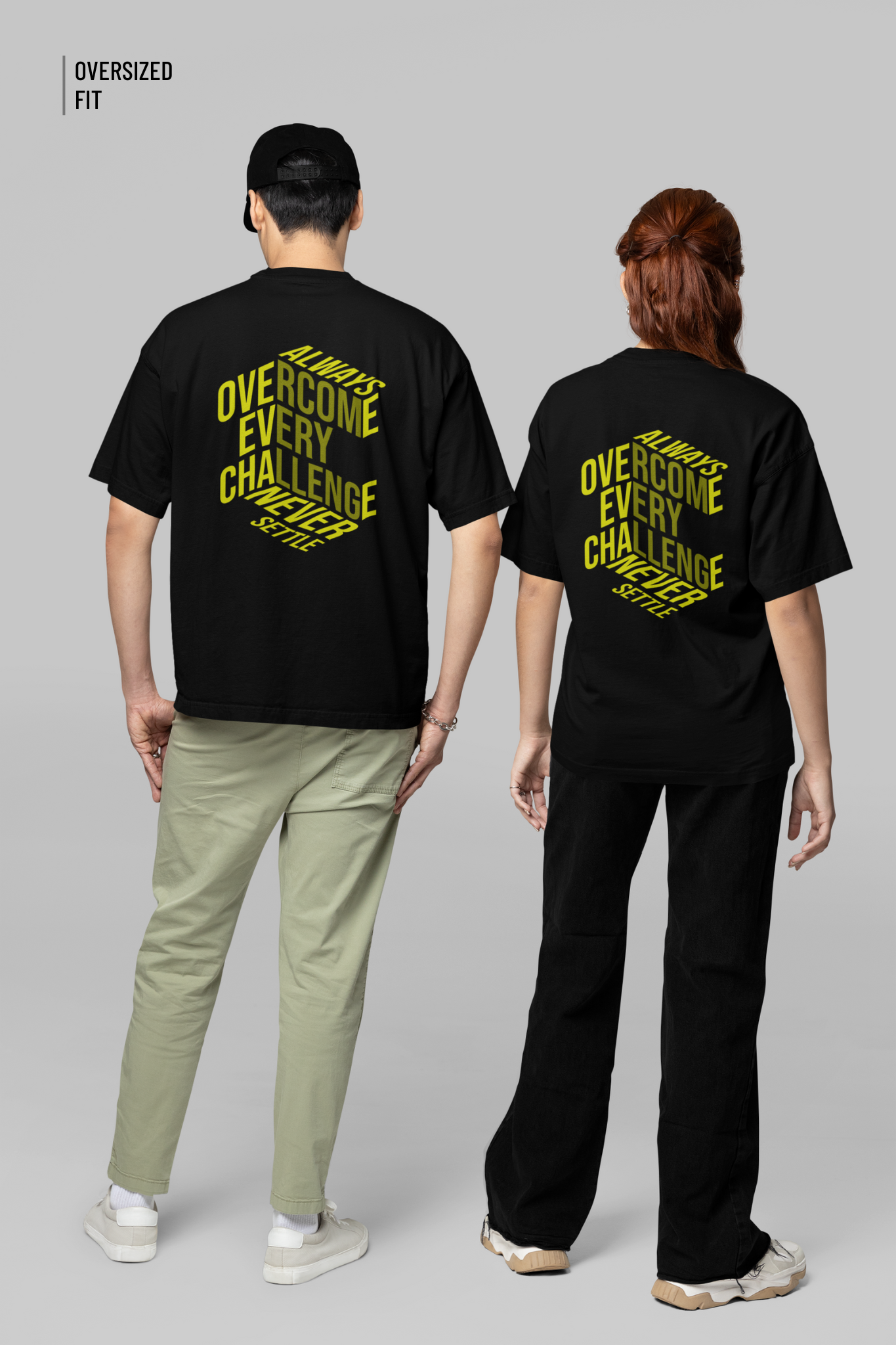 Never Settle Oversized T-Shirt