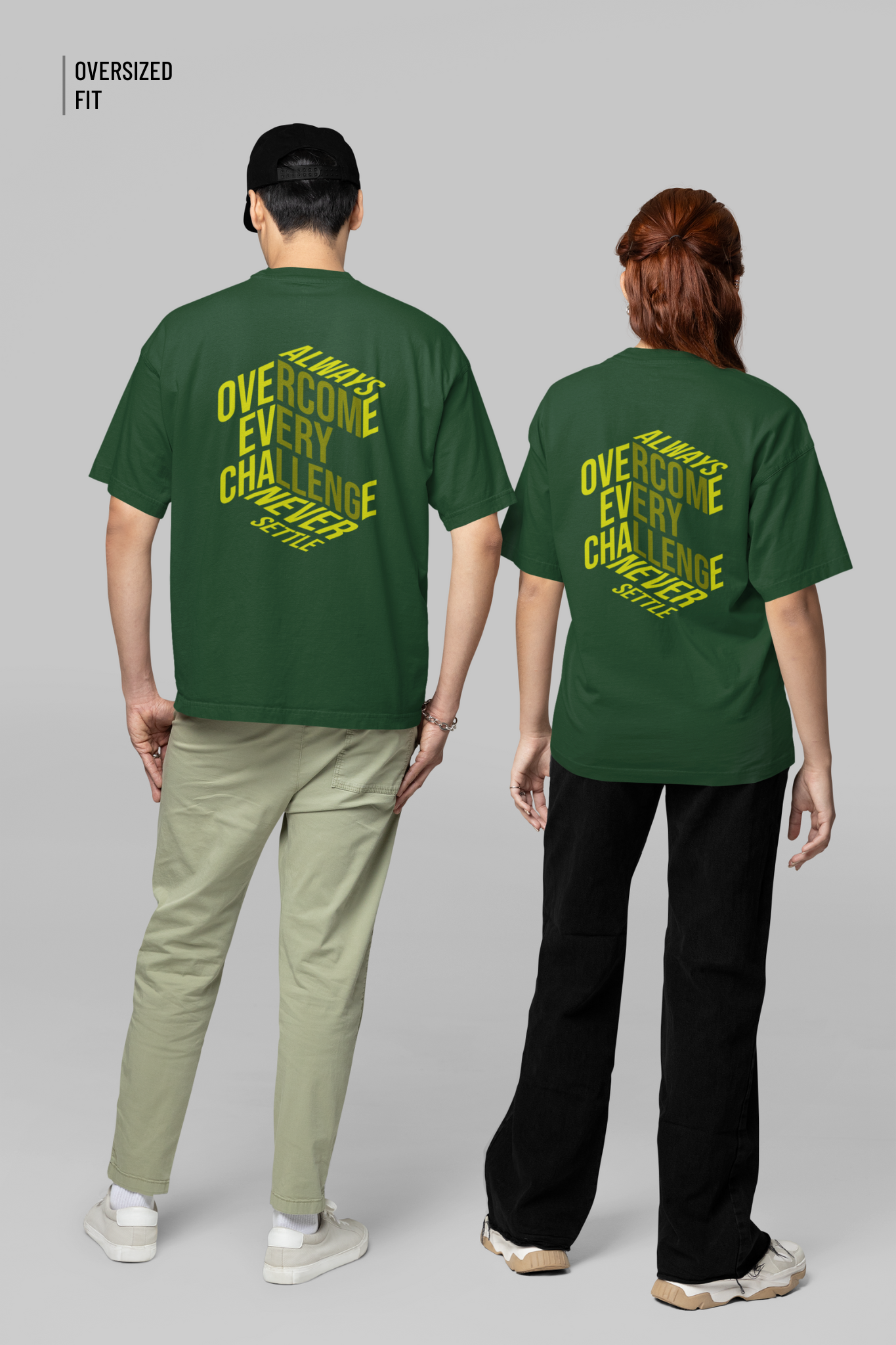 Never Settle Oversized T-Shirt