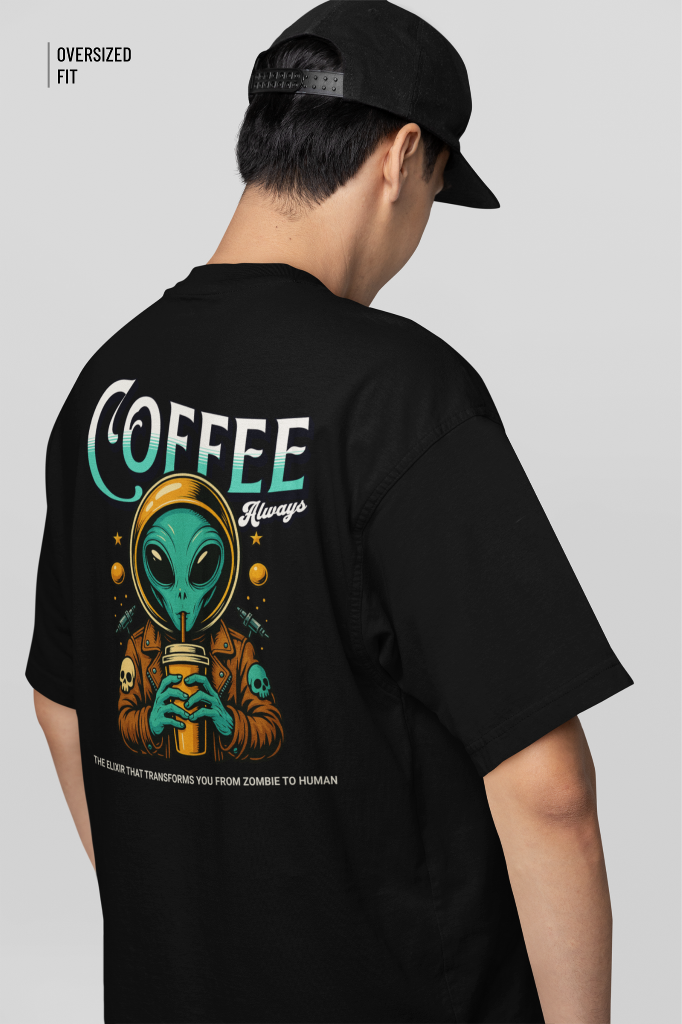 Coffee Always Oversized T-Shirt