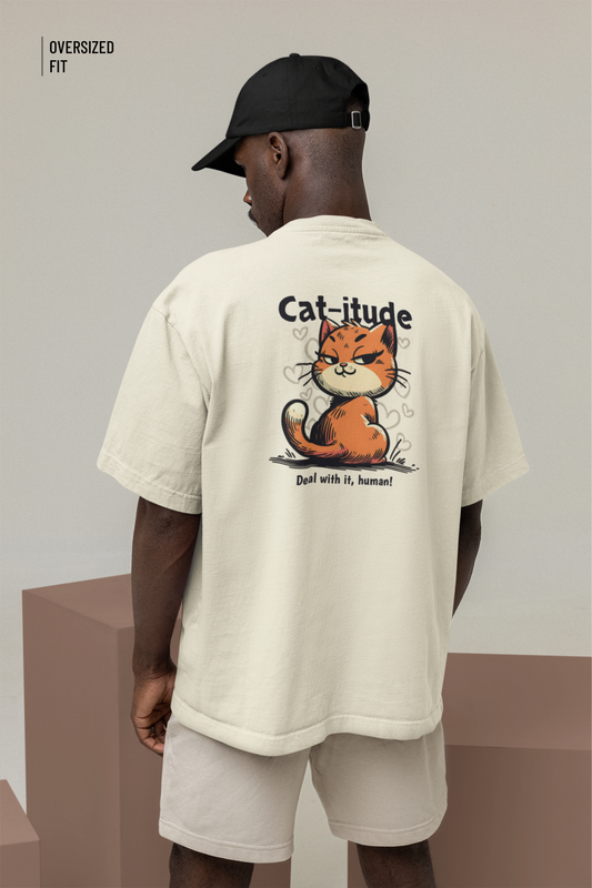 Catitude Oversized T-Shirt