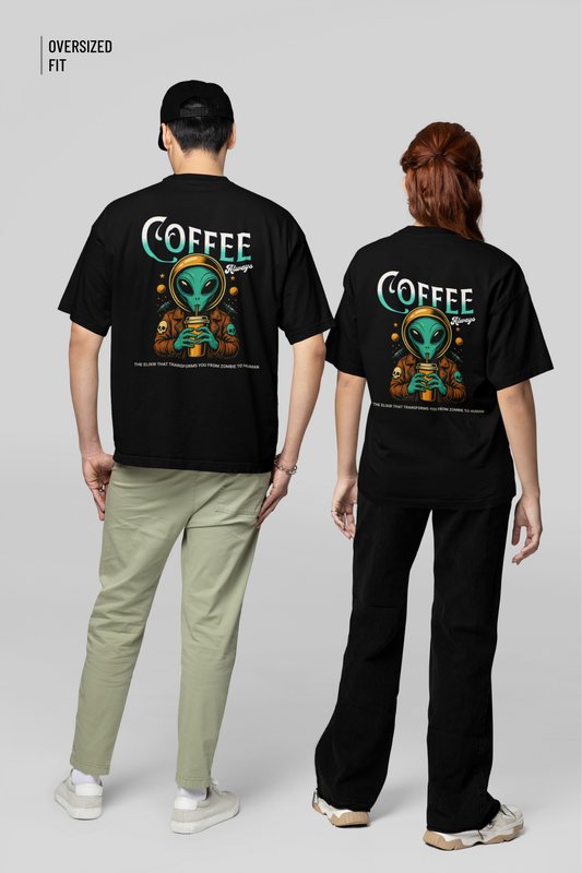 Coffee Always Oversized T-Shirt