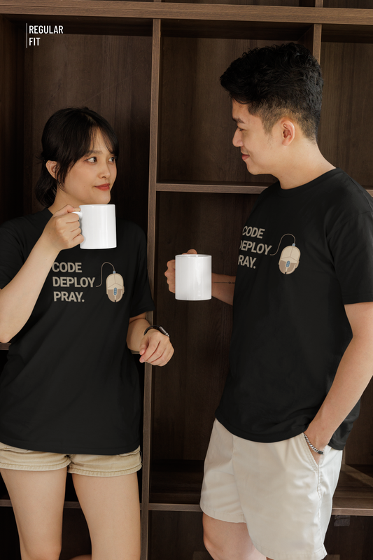 Code Deploy Pray T-Shirt