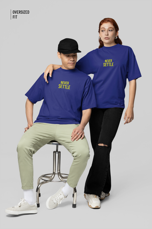 Never Settle Oversized T-Shirt